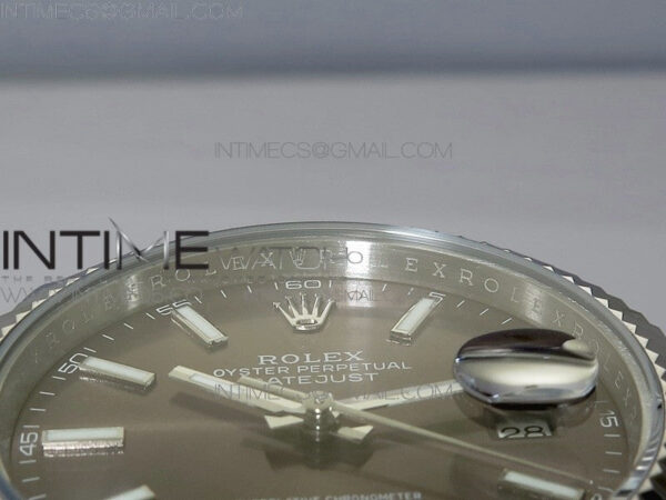 DateJust 41 126334 SS BP 1:1 Best Edition New Version Gray Dial on Jubilee Bracelet – Bild 8