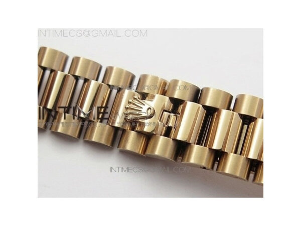 DateJust 28mm RG Diamond Bezel BP Best Edition White MOP Dial on RG Bracelet ETA2671 – Bild 8
