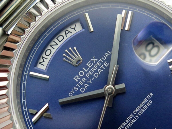 Day Date 40mm 228239 Gain Weight SS/tungsten APSF 1:1 Best Edition Blue Dial Roman Markers on SS President Bracelet A2836 – Bild 8