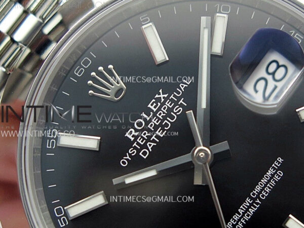 DateJust 41 126300 904L SS VSF 1:1 Best Edition Black Dial on Jubilee Bracelet VS3235 – Bild 8