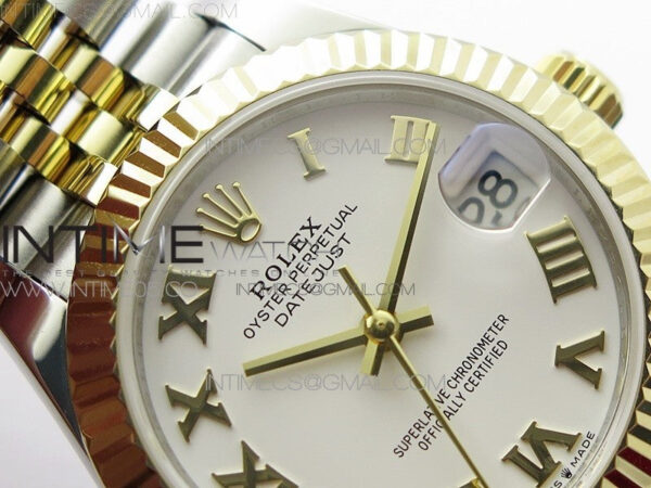 Datejust 31mm 278273 SS/YG BP Best Edition White Roman Markers Dial on SS/YG Jubilee Bracelet – Bild 8