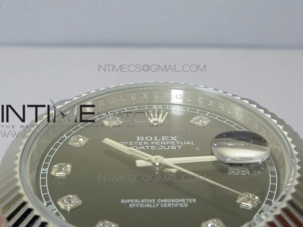 DateJust 41 126334 SS BP 1:1 Best Edition New Version Black Crystal Markers Dial on Jubilee Bracelet – Bild 8