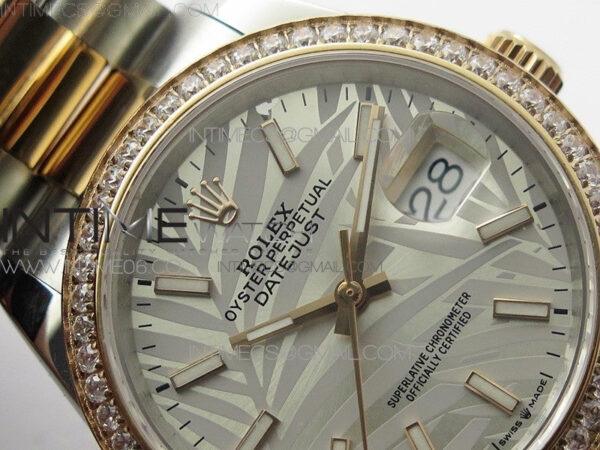 DateJust 36 SS/RG 126281 BP 1:1 Best Edition Silver/Gray Dial on Oyster Bracelet – Bild 8
