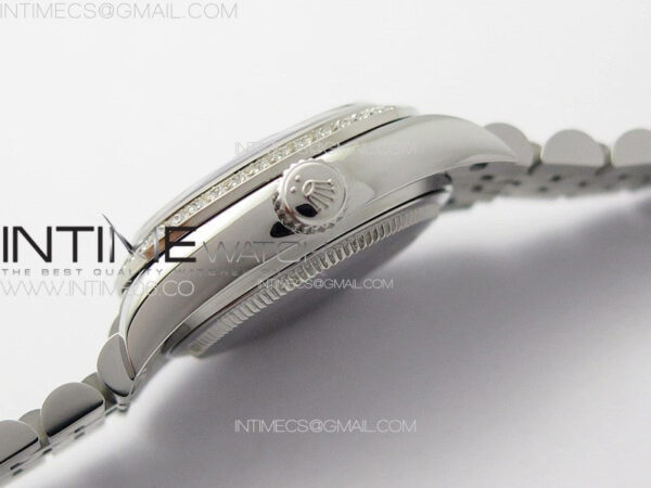 Datejust 28mm 279179 SS/Crystals APSF Best Edition Silver Dial Sticks Markers on SS Jubilee Bracelet NH05 – Bild 9