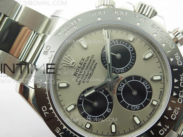 Daytona 116500LN APSF Gray Dial Stick Markers On SS Bracelet Slim A7750 – Bild 8