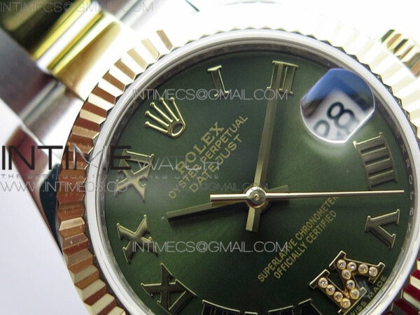 Datejust 31mm 278273 SS/YG BP Best Edition Brown Roman Markers Dial on SS/YG Oyster Bracelet – Bild 8