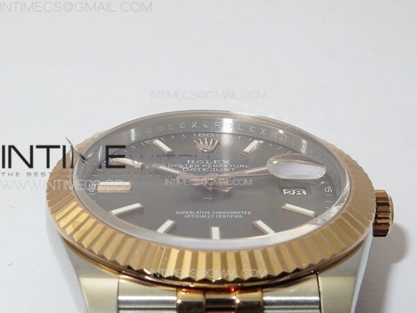 DateJust 41 126331 904L SS/RG GMF 1:1 Best Edition Gray Dial On Jubilee Bracelet VR3235 – Bild 8