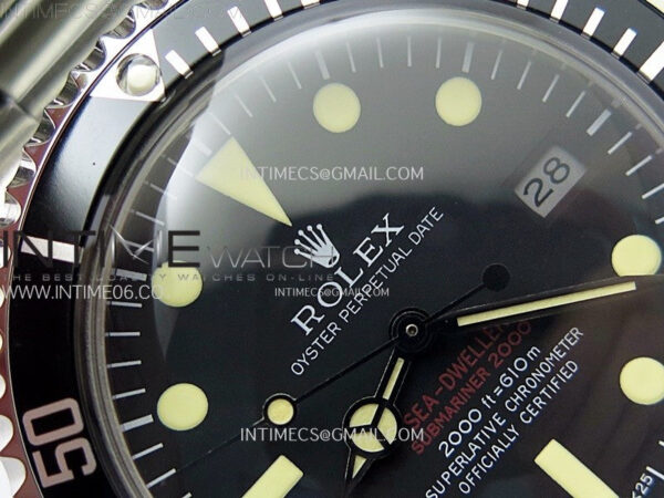 Vintage Sea Dweller Red 1665 JKF Best Edition Double A2836 – Bild 8