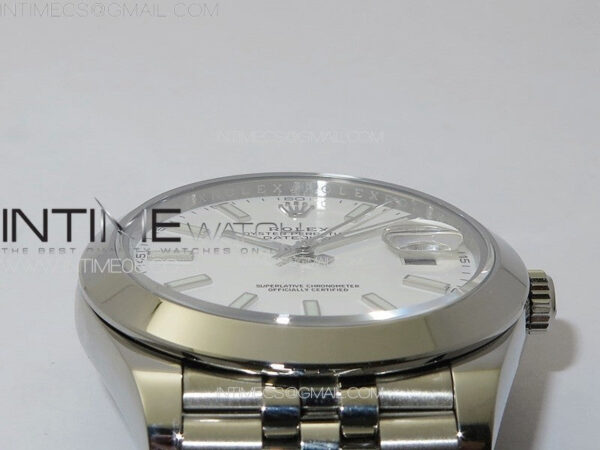 DateJust 41MM 126334 Smooth Bezel SS APSF 1:1 Best Edition White Dial on SS Jubilee Bracelet SA3235 – Bild 7