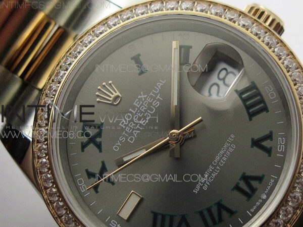 DateJust 36 SS/RG 126281 BP 1:1 Best Edition Gray Dial on Oyster Bracelet – Bild 8