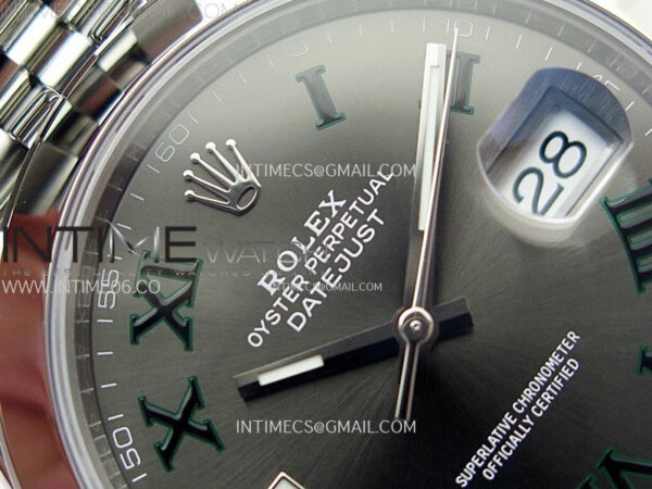 DateJust 41 126300 904L SS VSF 1:1 Best Edition Gray Dial Roman Markers on Jubilee Bracelet VS3235 – Bild 8
