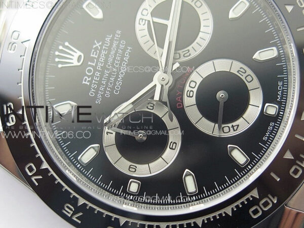 Daytona 116500 Clean 1:1 Best Edition 904L SS Case and Bracelet Black Dial SA4130 – Bild 9