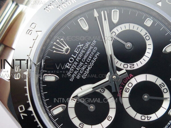 Daytona 116500 VRF 1:1 Best Edition Black Dial on SS Bracelet A7750 V2 – Bild 9