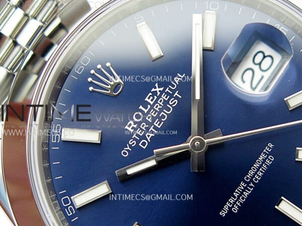DateJust 41 126300 904L SS VSF 1:1 Best Edition Blue Dial on Jubilee Bracelet VS3235 – Bild 8