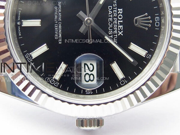 DateJust 41 126334 904L SS VSF 1:1 Best Edition Black Dial on Jubilee Bracelet VS3235 – Bild 9