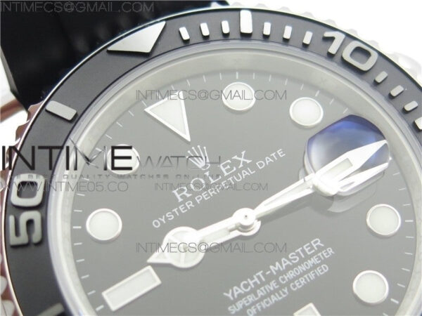 Yacht-Master 226659 42mm BP Maker Best Edition Black Ceramic Bezel on Oysterflex Rubber Strap A2824 – Bild 7