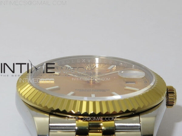 DateJust 41MM 126334 SS/YG APSF 1:1 Best Edition Gold Dial Sticks Markers on SS Jubilee Bracelet SA3235 – Bild 8