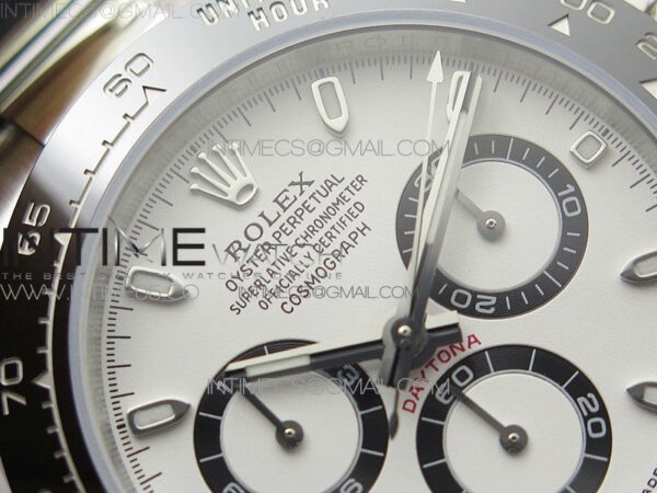 Daytona 116500 VRF 1:1 Best Edition White Dial on SS Bracelet A7750 V2 – Bild 8