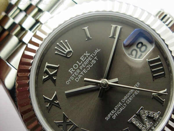 Datejust 31mm 278271 SS BP Best Edition Gray Roman Markers Dial on Jubilee Bracelet – Bild 7