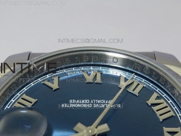 DateJust 36 SS 116234 ARF 1:1 Best Edition Blue dial Roman Markers on SS Jubilee Bracelet SA3135 – Bild 8