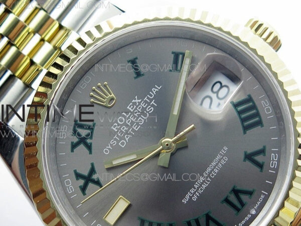DateJust 36 SS/YG 126233 JDF 1:1 Best Edition Gray Dial on Jubilee Bracelet – Bild 7