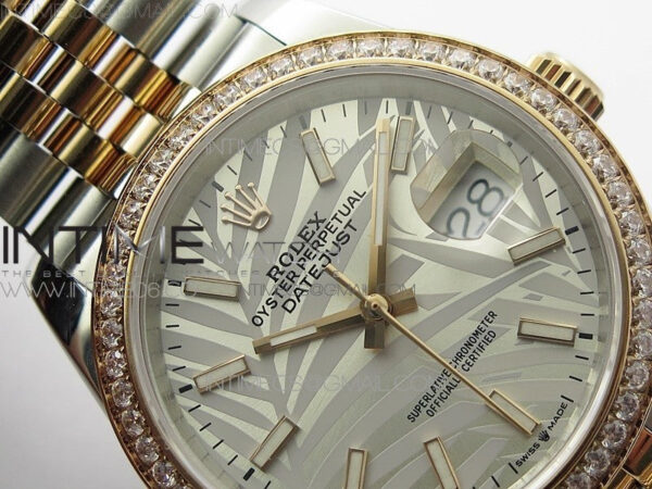DateJust 36 SS/RG 126281 BP 1:1 Best Edition Silver/Gray Dial on Jubilee Bracelet – Bild 8