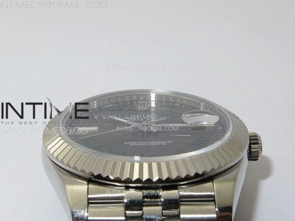 DateJust 41MM 126334 SS APSF 1:1 Best Edition Gray Dial Roman Markers on SS Jubilee Bracelet SA3235 – Bild 8