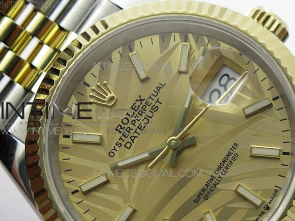 DateJust 36 SS/YG 126233 JDF 1:1 Best Edition New YG Dial on Jubilee Bracelet – Bild 7