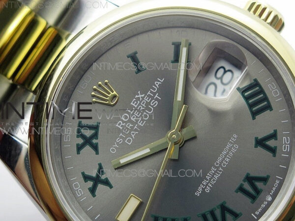 DateJust 36 SS/YG 126203 JDF 1:1 Best Edition Gray Dial on Oyster Bracelet – Bild 8