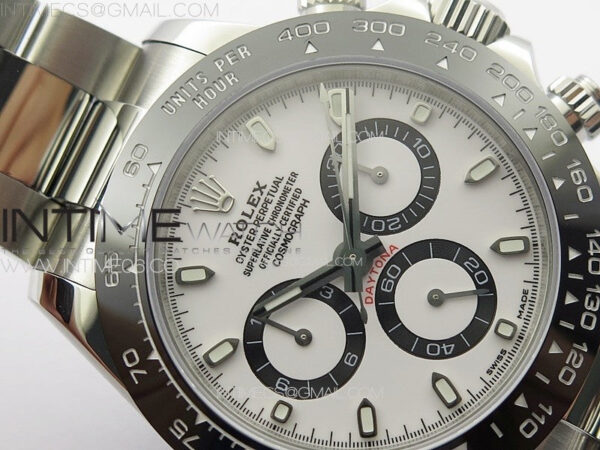 Daytona 116500LN APSF Best Edition White Dial Sticks Markers On SS Bracelet Slim A7750 – Bild 10