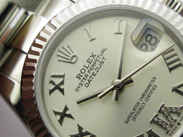 Datejust 31mm 278273 SS BP Best Edition Silver Roman Markers Dial on Oyster Bracelet – Bild 7