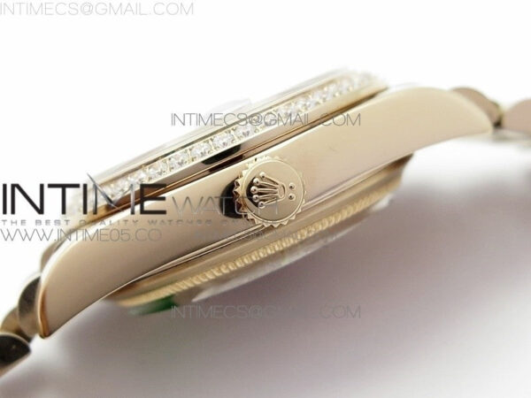 Datejust 31mm 278275 RG Dia Bezel BP Best Edition RG Roman Markers Dial @6 Dia on RG President Bracelet – Bild 9