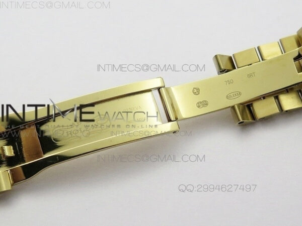Day-Date 40 YG BP 1:1 Best 228239 Black Diamond Sticks Dial Diamond Bezel on SS Bracelet – Bild 9