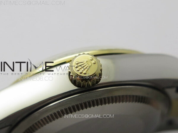 DateJust 31mm 278274 904L SS/YG GMF Best Edition Green Flowers Crystals Dial on 904L SS/YG Oyster Bracelet A2824 – Bild 9