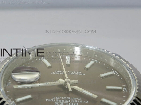DateJust 41 126334 SS BP 1:1 Best Edition New Version Gray Dial on Jubilee Bracelet – Bild 9