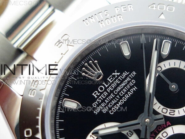 Daytona 116500 VRF 1:1 Best Edition Black Dial on SS Bracelet A7750 V2 – Bild 8