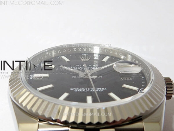 DateJust 41mm 126334 904 SS ARF 1:1 Best Edition Black Dial Sticks Markers on Jubilee Bracelet SH3235 – Bild 9