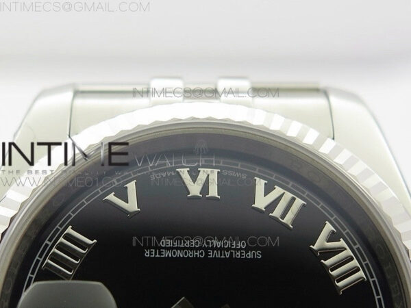 DateJust 36 SS 116234 ARF 1:1 Best Edition Black Dial Roman Markers on SS Jubilee Bracelet SH3135 – Bild 9
