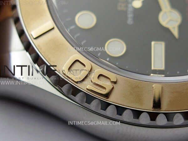 Yacht-Master 126621 904L/RG VSF 1:1 Best Edition Black Dial On 904L/RG Bracelet VS3235 – Bild 8