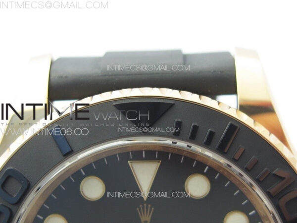 Yacht-Master 126655 RG C+F 1:1 Best Edition Black Ceramic Bezel on Oysterflex Rubber Strap VR3235 – Bild 9