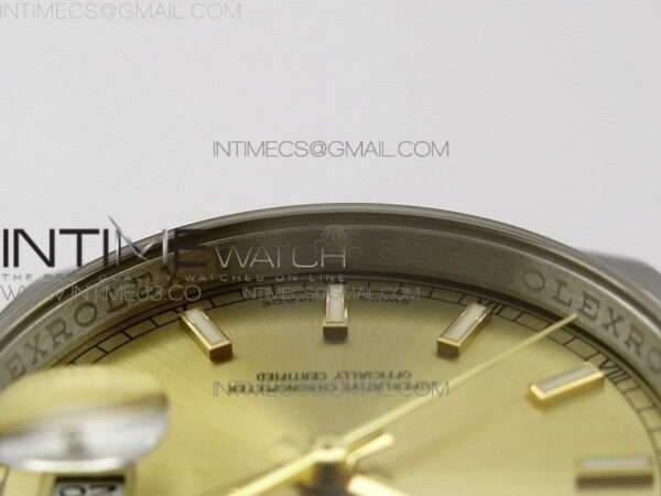 DateJust 36 SS/YG 126233 ARF 1:1 Best Edition YG Dial Stick Markers on SS/YG Jubilee Bracelet SH3135 – Bild 9