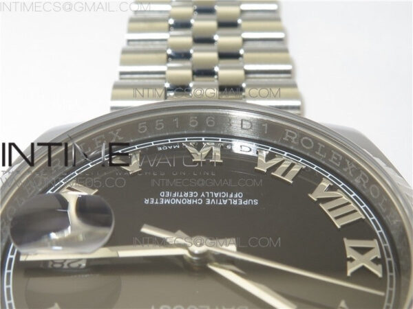 DateJust 36 SS 116234 ARF 1:1 Best Edition 904L Steel Black Dial Roman Markers on Jubilee Bracelet SH3135 V3 – Bild 9