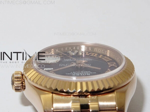Datejust 28mm 279179 RG APSF Best Edition Blue Dial Roman Markers on SS Jubilee Bracelet NH05 – Bild 9