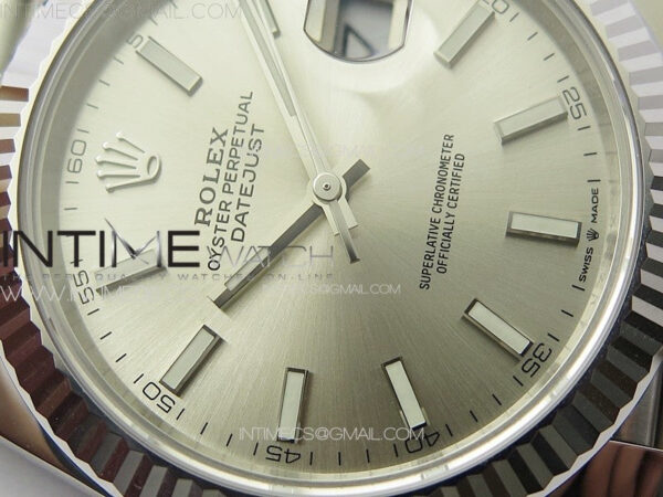 DateJust 41 126334 904L SS VSF 1:1 Best Edition Silver Dial on Jubilee Bracelet VS3235 – Bild 9