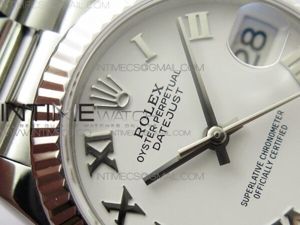 Datejust 31mm 278275 SS BP Best Edition White Roman Markers Dial on SS President Bracelet – Bild 9