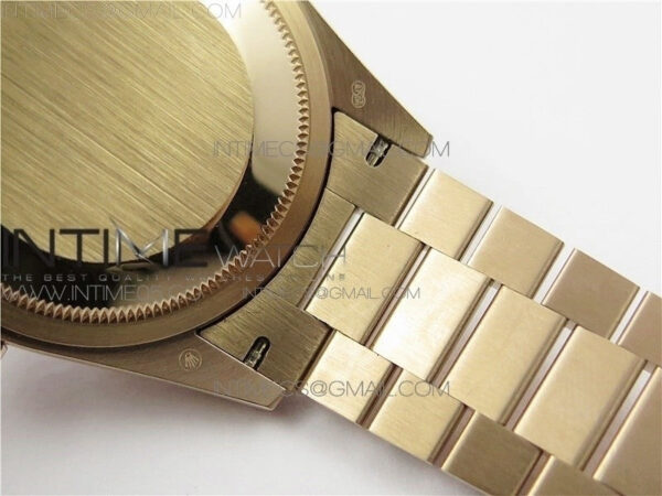 Day-Date 36 128239 RG BP Best Edition Pink Gold Sticks Markers Dial on RG President Bracelet – Bild 9