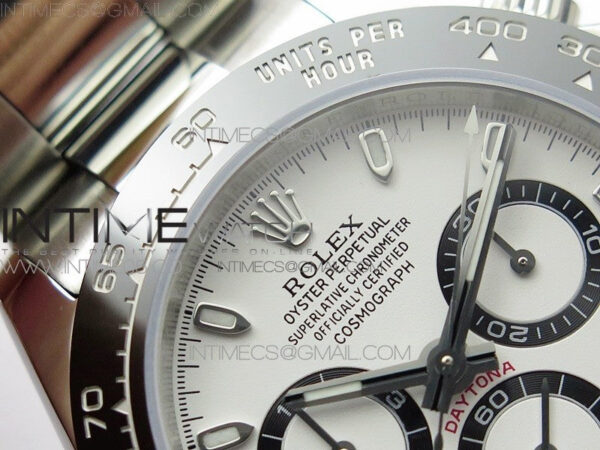 Daytona 116500 VRF 1:1 Best Edition White Dial on SS Bracelet A7750 V2 – Bild 9