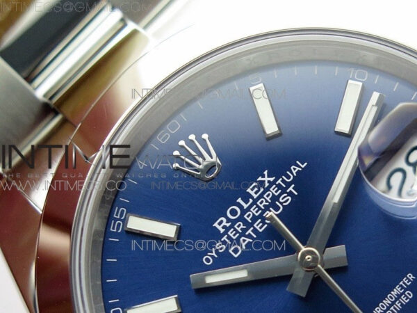 DateJust 41 126300 904L SS VSF 1:1 Best Edition Blue Dial on Oyster Bracelet VS3235 – Bild 9