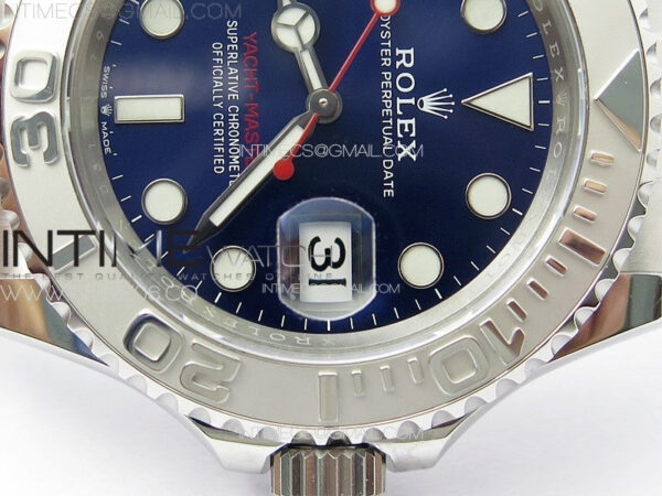 Yacht-Master 126622 904L Steel Clean F 1:1 Best Edition Blue Dial on SS Bracelet VR3235 – Bild 9