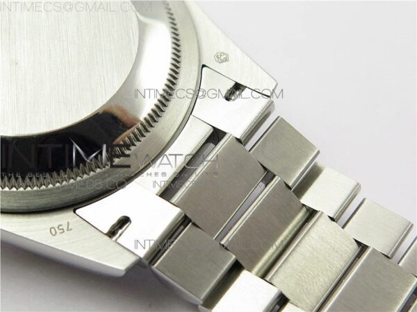 Day-Date 36 128239 SS BP Best Edition White MOP Crystal Markers Dial on SS President Bracelet – Bild 8